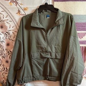 Old Navy green pullover jacket